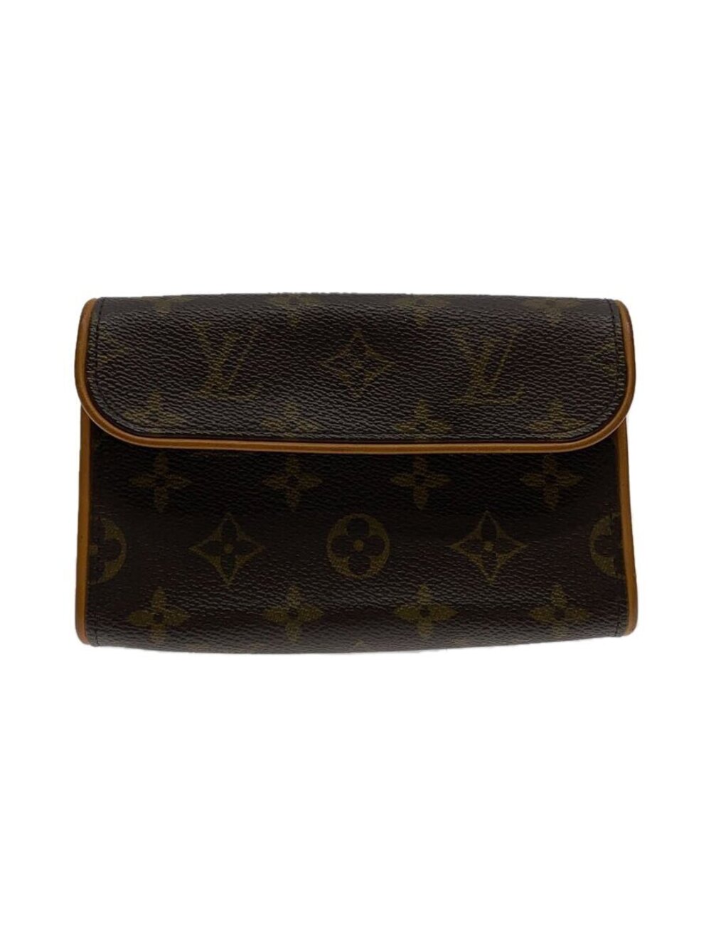 LOUIS VUITTON Pochette Florentine Monogram Canvas Brown All over
